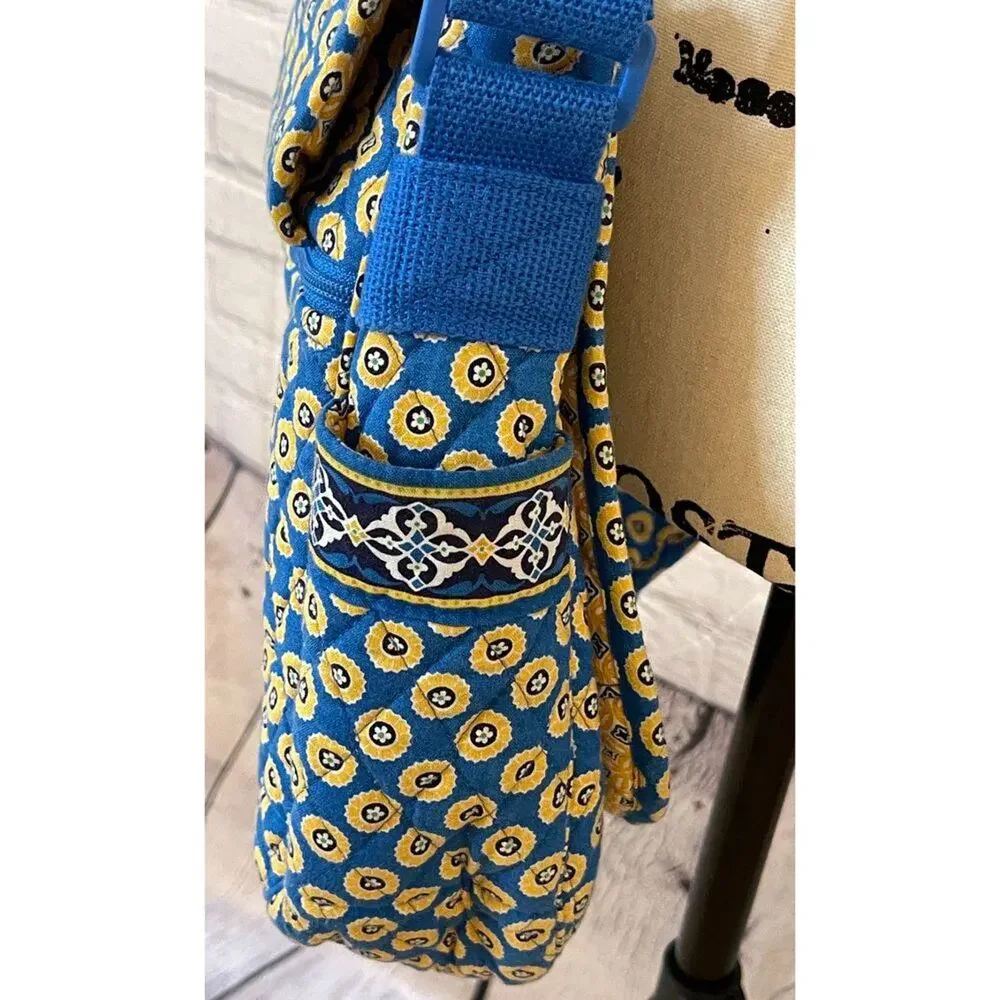 Vera Bradley Women’s Riviera Blue Large Messenger Bag